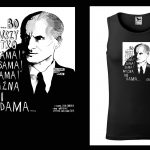 Podkoszulek z cytatem czarny unisex: Alf