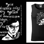 Podkoszulek z cytatem czarny unisex: Alf