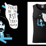 Podkoszulek z cytatem czarny unisex: Alf