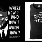 Podkoszulek z cytatem czarny unisex: Alf