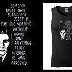 Podkoszulek z cytatem czarny unisex: Alf