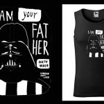 Podkoszulek z cytatem czarny unisex: Alf