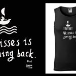 Podkoszulek z cytatem czarny unisex: Alf