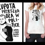 Koszulka z cytatem biała: Napoleon Bonaparte