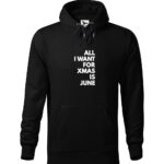 Bluza czarna z kapturem: All I want.. (ENG)