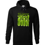 Bluza czarna z kapturem: Ogórki
