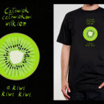 Koszulka z cytatem czarna: Kiwi