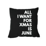 Poduszka czarna: All I want (eng)