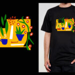 Koszulka z cytatem czarna: Stół