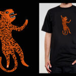 Koszulka z cytatem czarna: Tygrys