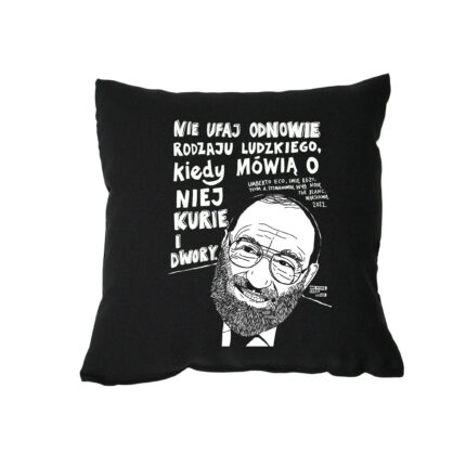 Poduszka czarna: Umberto Eco