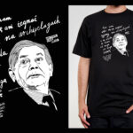 Koszulka z cytatem czarna: Herbert Tren