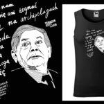 Podkoszulek z cytatem czarny unisex: Herbert Tren