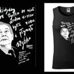 Podkoszulek z cytatem czarny unisex: Herbert Tukidydes